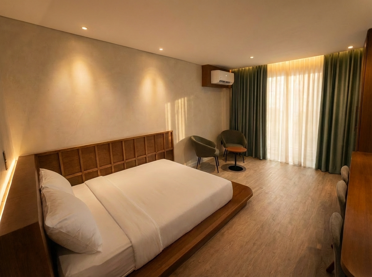 CLASSE INN SUBIC BAY guest room with KABUKI BED